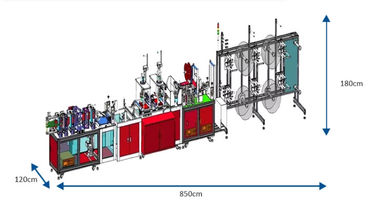 Full automatic N95 KN95 FFP2 facial disposable mask production line CE Approved KN95 Surgical Face Mask Machine supplier